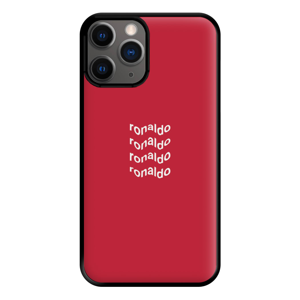 Wavy Text - Ronaldo Phone Case for iPhone 12 Pro Max