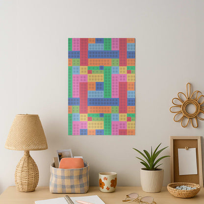 Brick Board Art Print