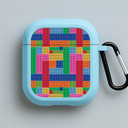 Brick Board Blue AirPods Case