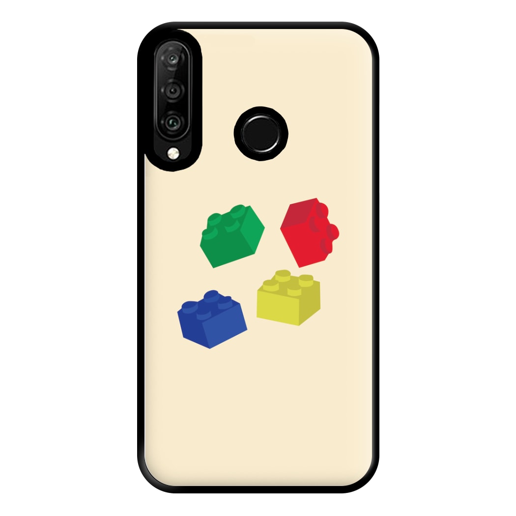 Coloured Bricks Phone Case for Huawei P30 Lite