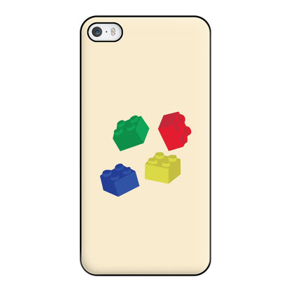 Coloured Bricks Phone Case for iPhone 5 / 5s / SE 2016