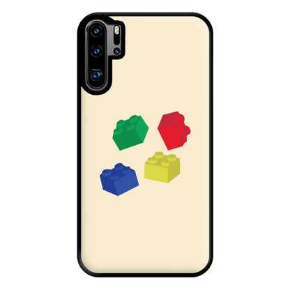 Coloured Bricks Phone Case for Huawei P30 Pro