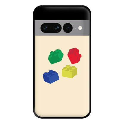 Coloured Bricks Phone Case for Google Pixel 7 Pro