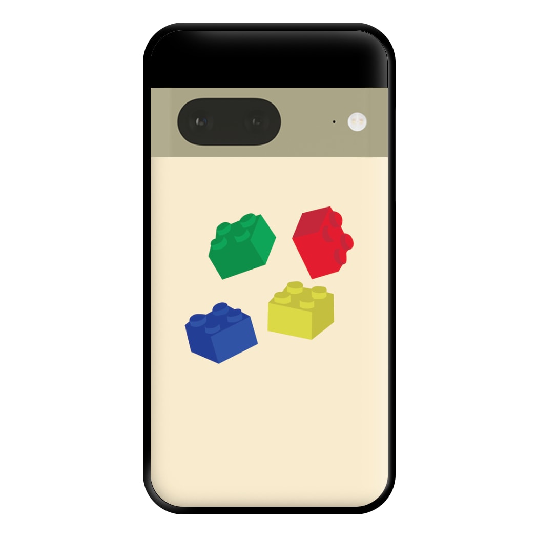 Coloured Bricks Phone Case for Google Pixel 7a