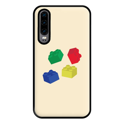 Coloured Bricks Phone Case for Huawei P30