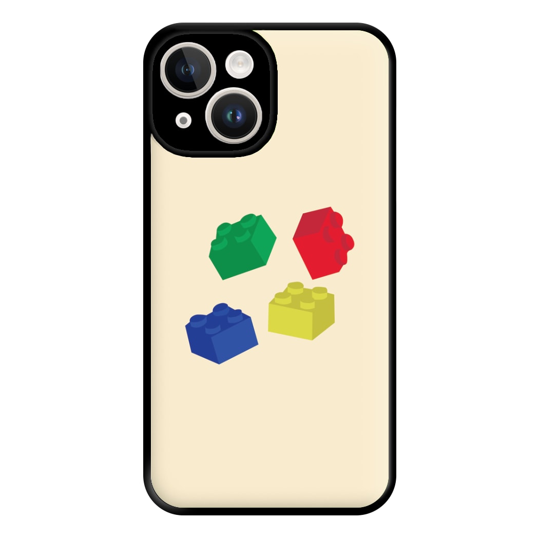 Coloured Bricks Phone Case for iPhone 14