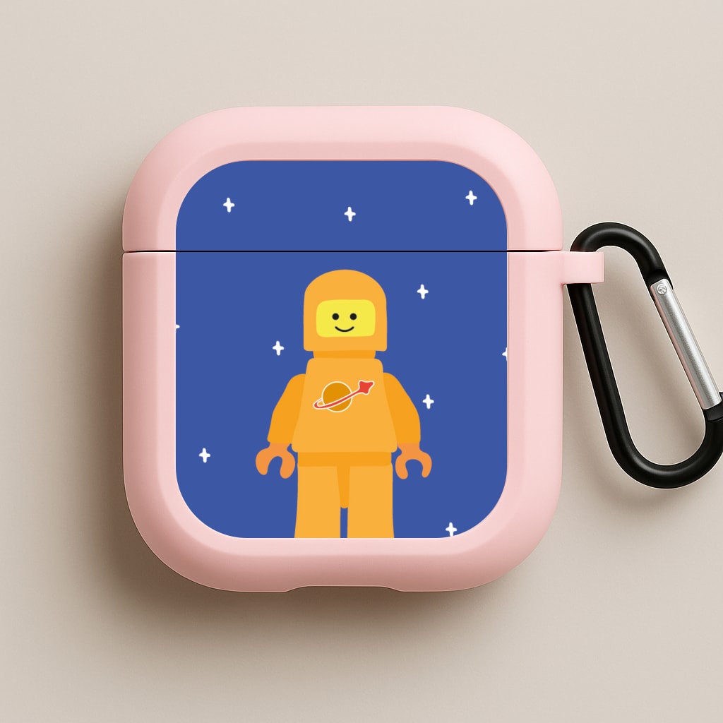 Astronaut - Bricks Pink AirPods Case
