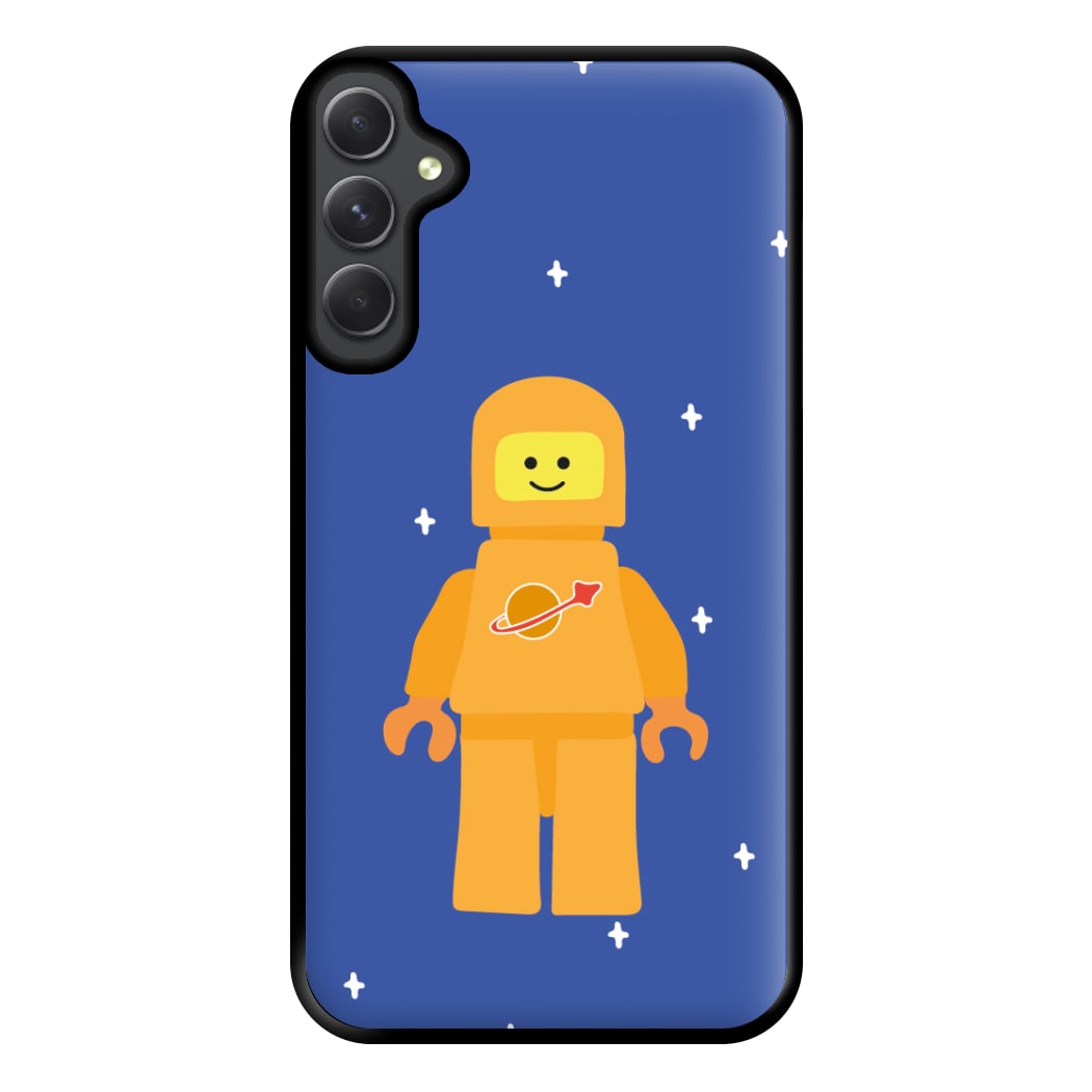 Astronaut - Bricks Phone Case for Galaxy A34