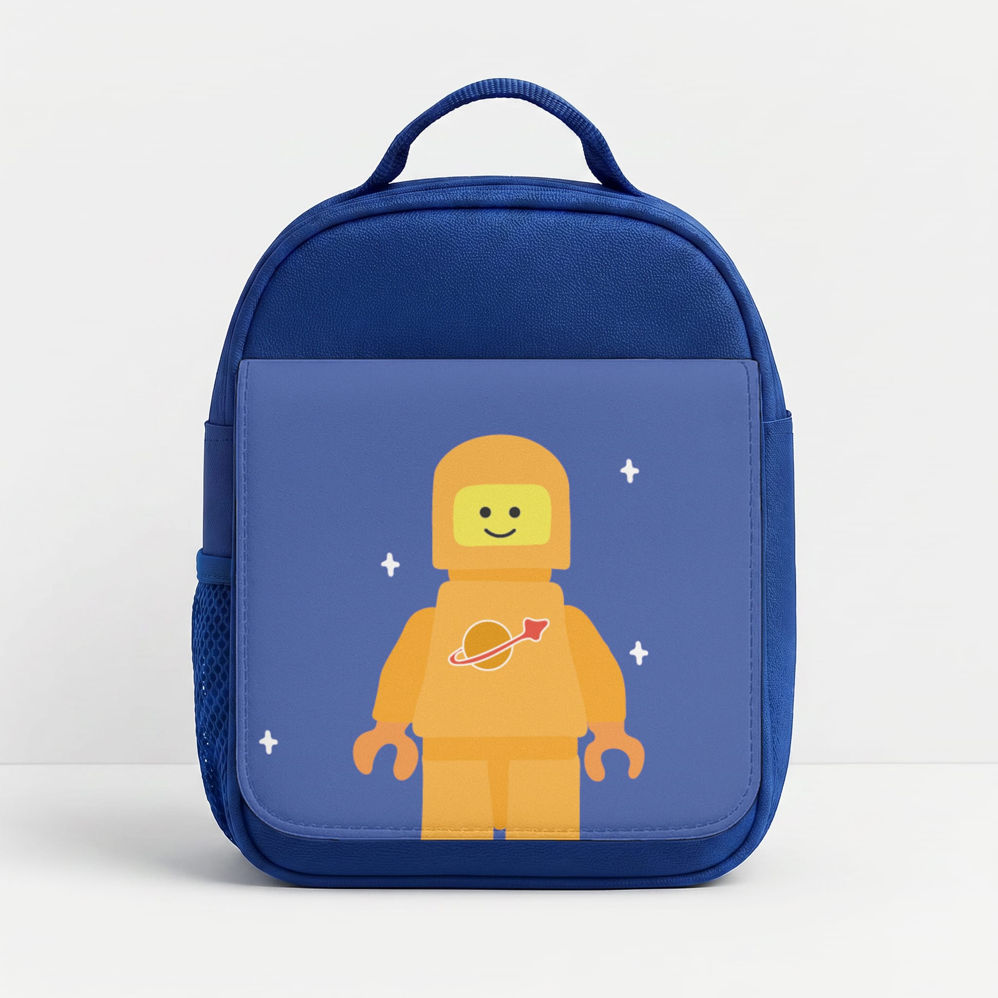 Astronaut - Bricks Lunchbox - Blue