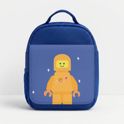 Astronaut - Bricks Lunchbox - Blue