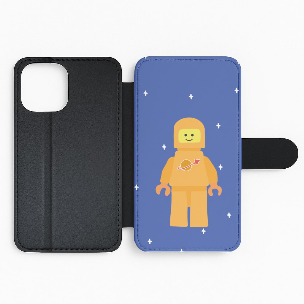 Astronaut - Bricks Flip Phone Case