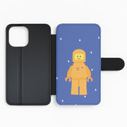 Astronaut - Bricks Flip / Wallet Phone Case 2