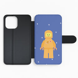 Astronaut - Bricks Flip Phone Case