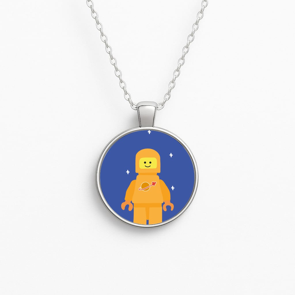 Astronaut - Bricks Circle Necklace