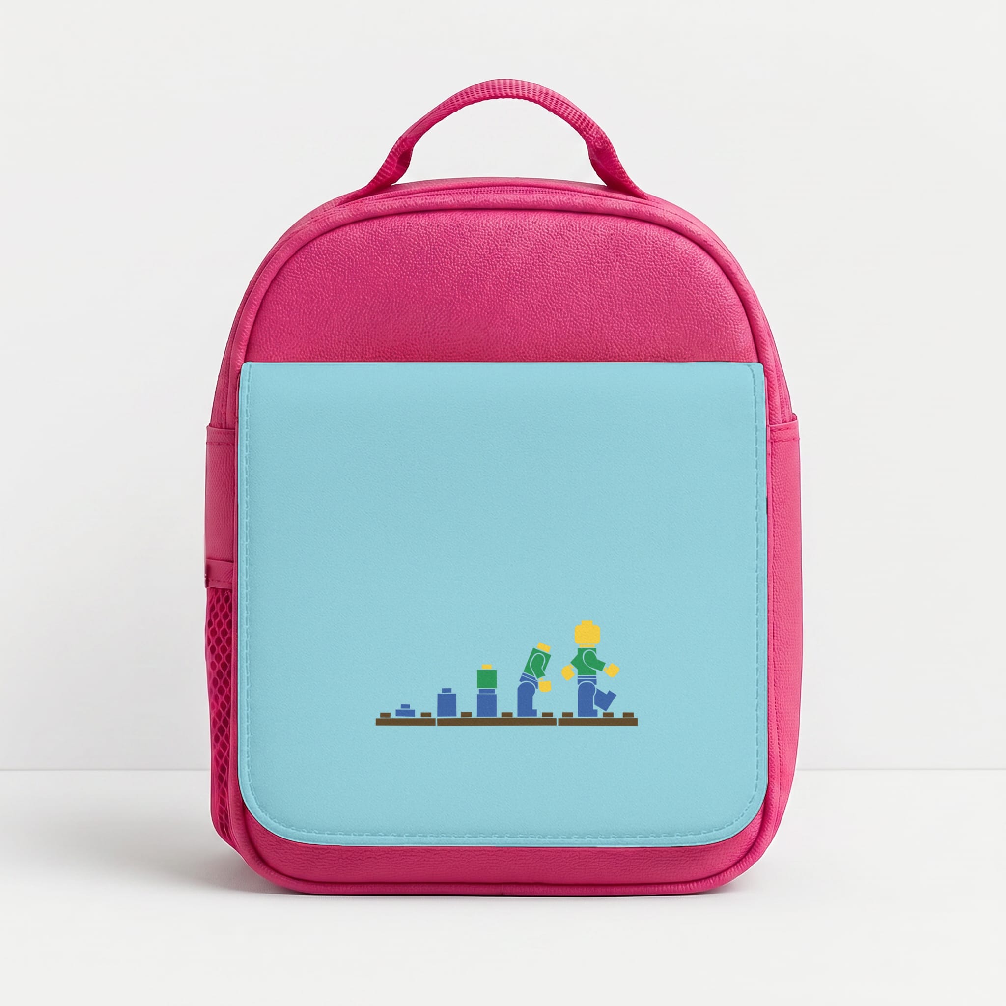 Building - Bricks Lunchbox - Pink