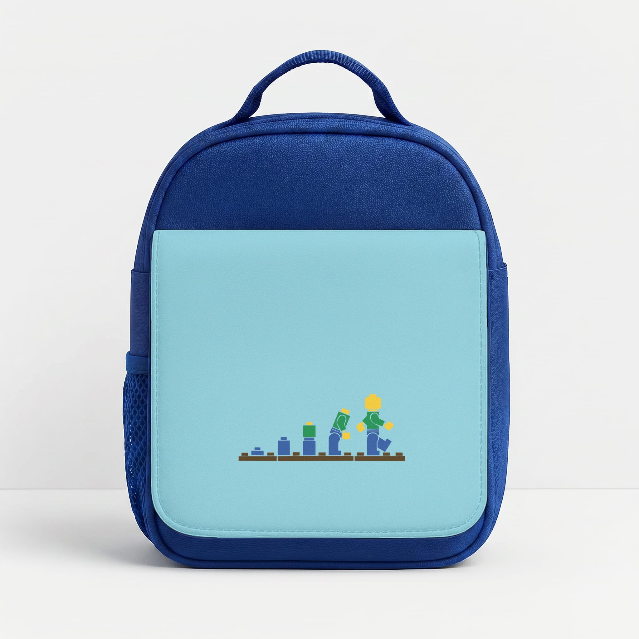 Building - Bricks Lunchbox - Blue