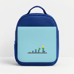 Building - Bricks Lunchbox - Blue