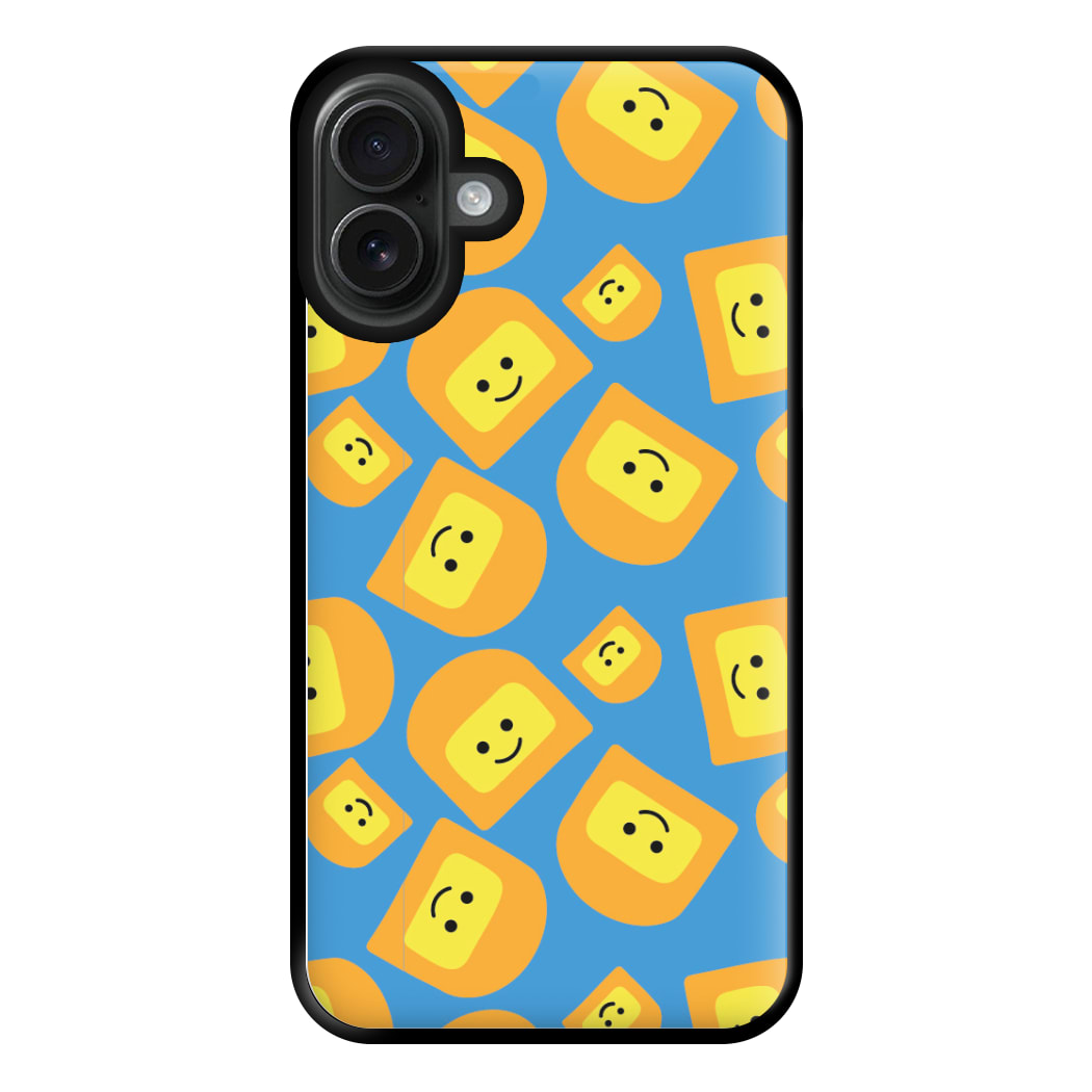 Face Collage - Bricks Phone Case for iPhone 16 Plus