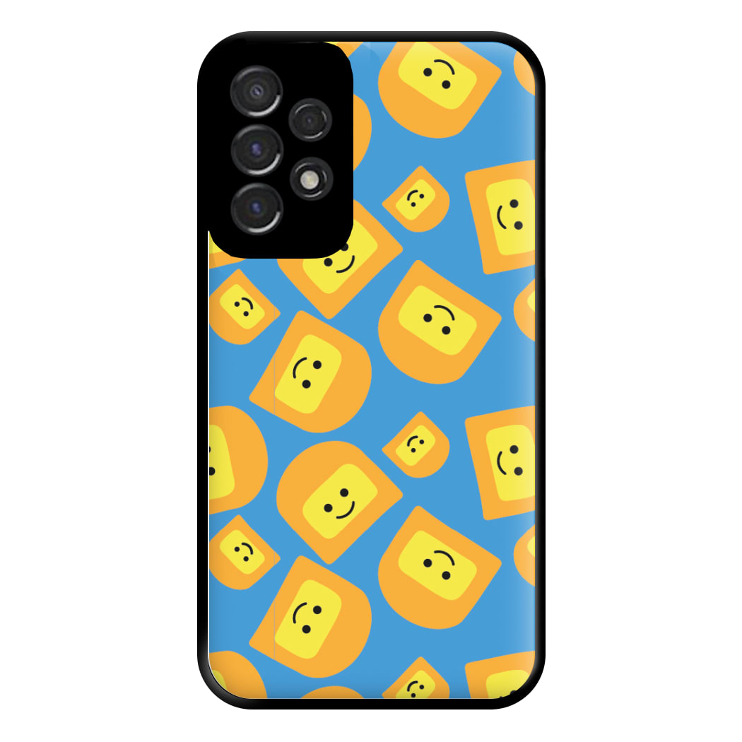 Face Collage - Bricks Phone Case for Galaxy A53