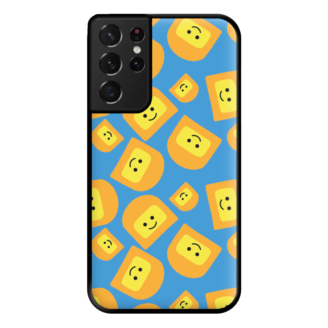 Face Collage - Bricks Phone Case for Galaxy S21 Ultra