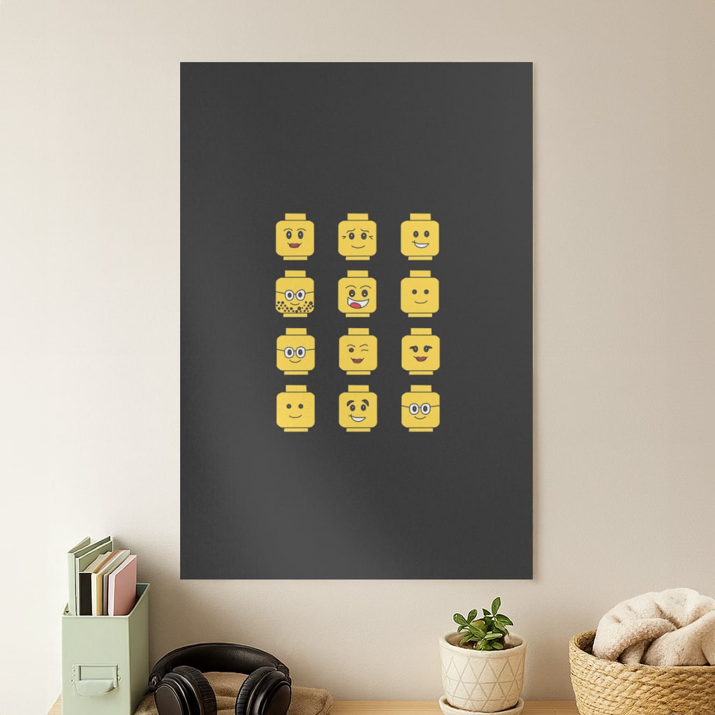Characters - Bricks Poster