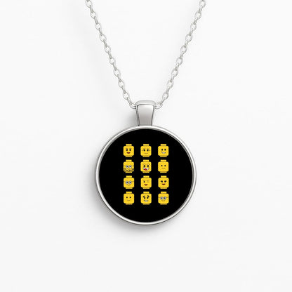 Characters - Bricks Circle Necklace