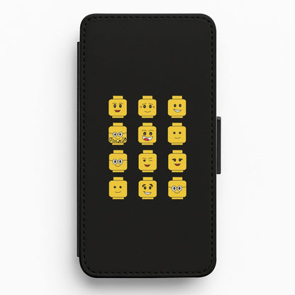 Characters - Bricks Flip / Wallet Phone Case