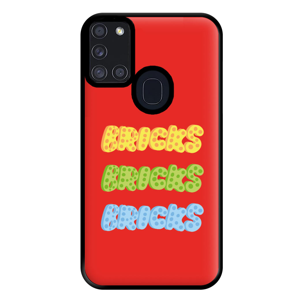 Bricks - Logo Phone Case for Galaxy A21s