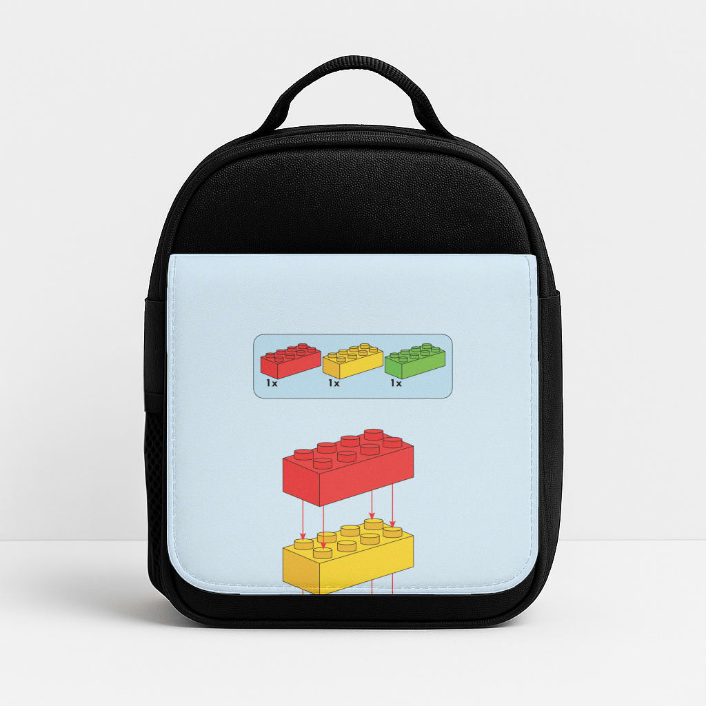 Bricks Instruction Set Insulated Lunchbox