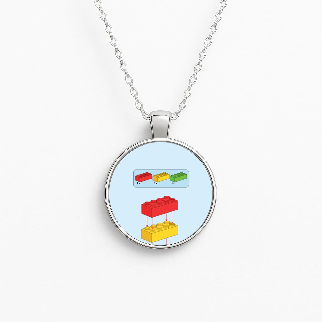 Bricks Instruction Set Necklace