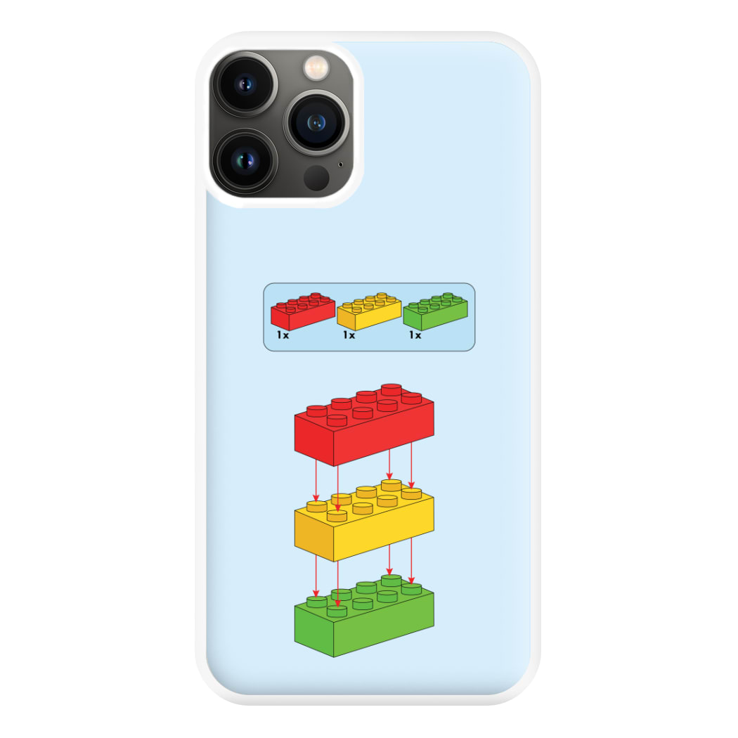 Bricks Instruction Set Phone Case for iPhone 11 Pro Max