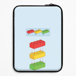 Bricks Instruction Set Universal Laptop Sleeve