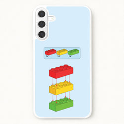Bricks Instruction Set Phone Case for Galaxy A57