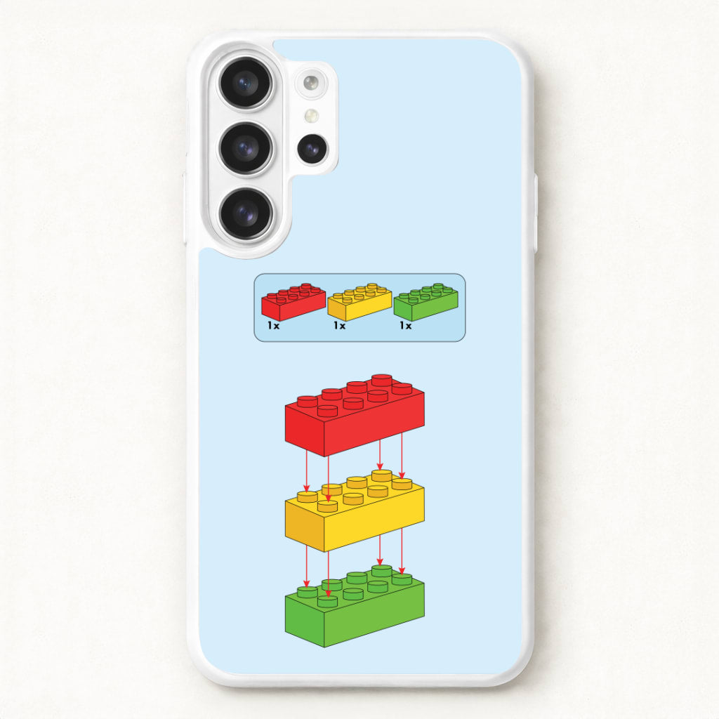 Bricks Instruction Set Phone Case for Galaxy S26 Ultra