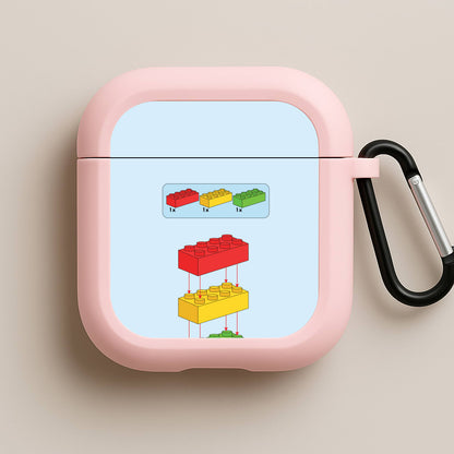 Bricks Instruction Set Pink AirPods Case