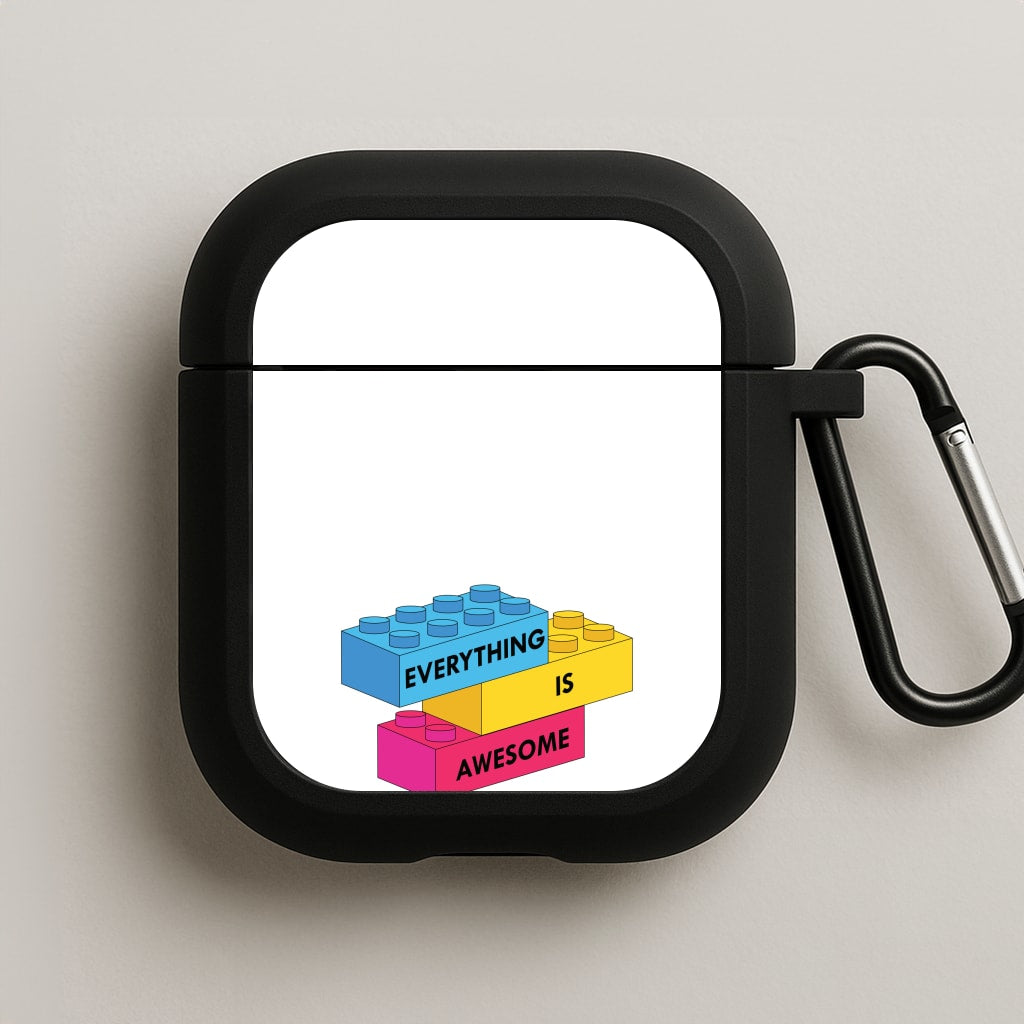 Everything Is Awesome Bricks AirPods Case