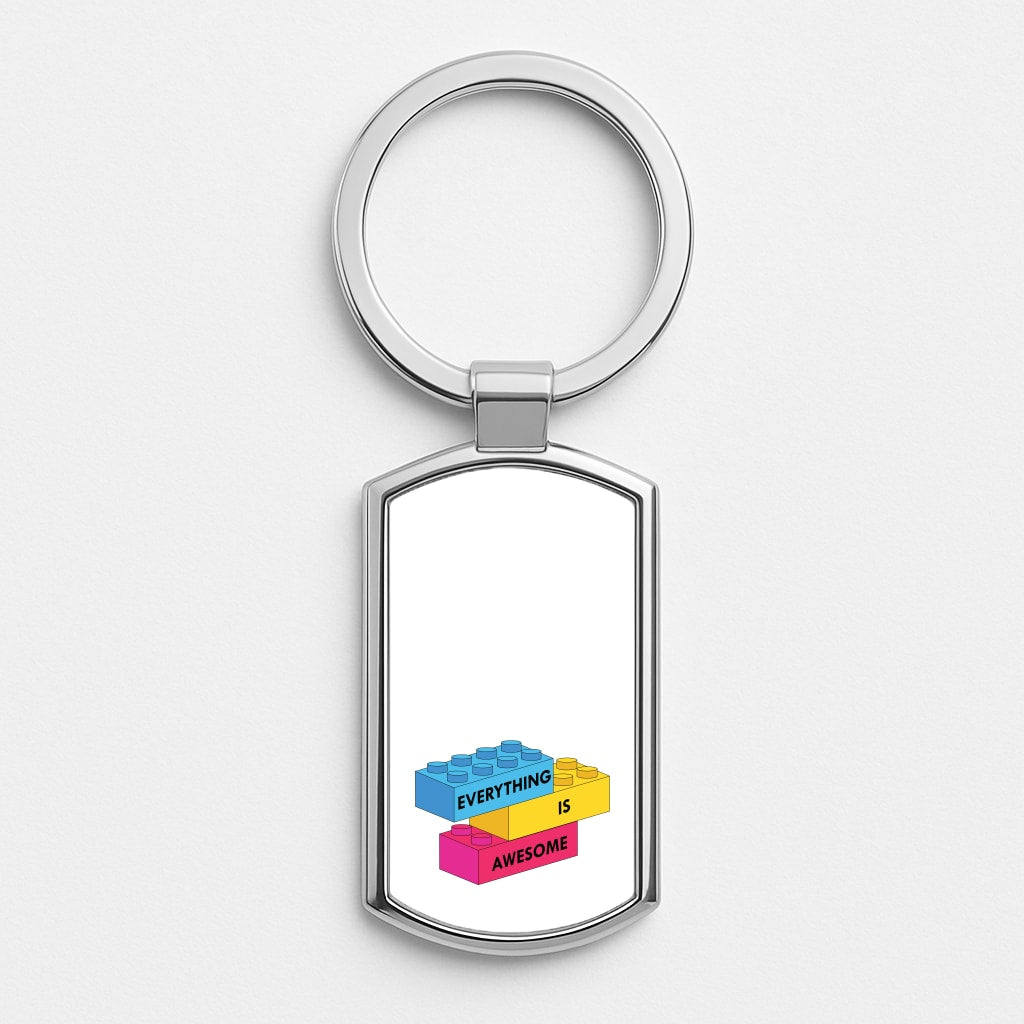 Everything Is Awesome Bricks Luxury Keyring