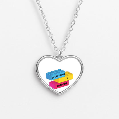 Everything Is Awesome Bricks Necklace