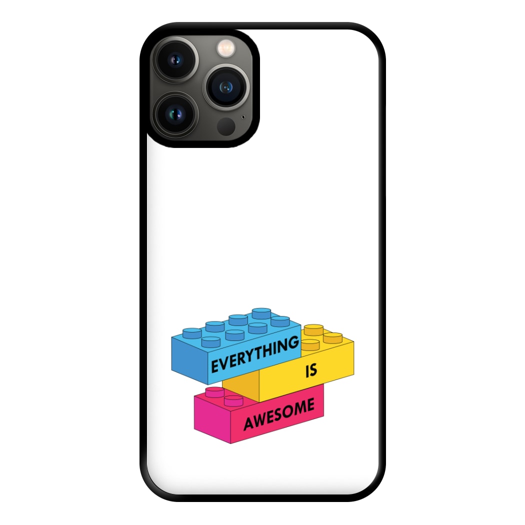 Everything Is Awesome Bricks Phone Case for iPhone 11 Pro Max