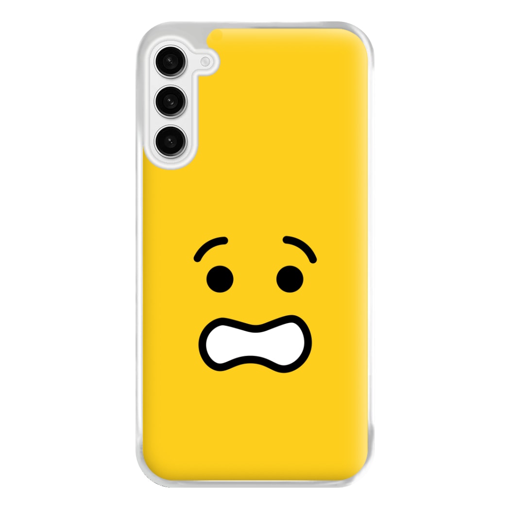 Brick Face Worried Phone Case for Galaxy S23FE