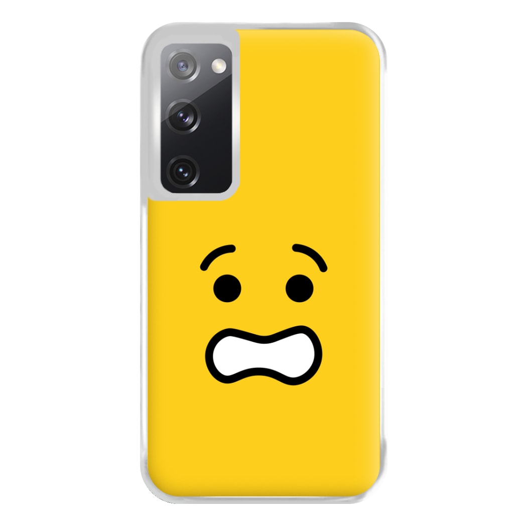 Brick Face Worried Phone Case for Galaxy S20FE