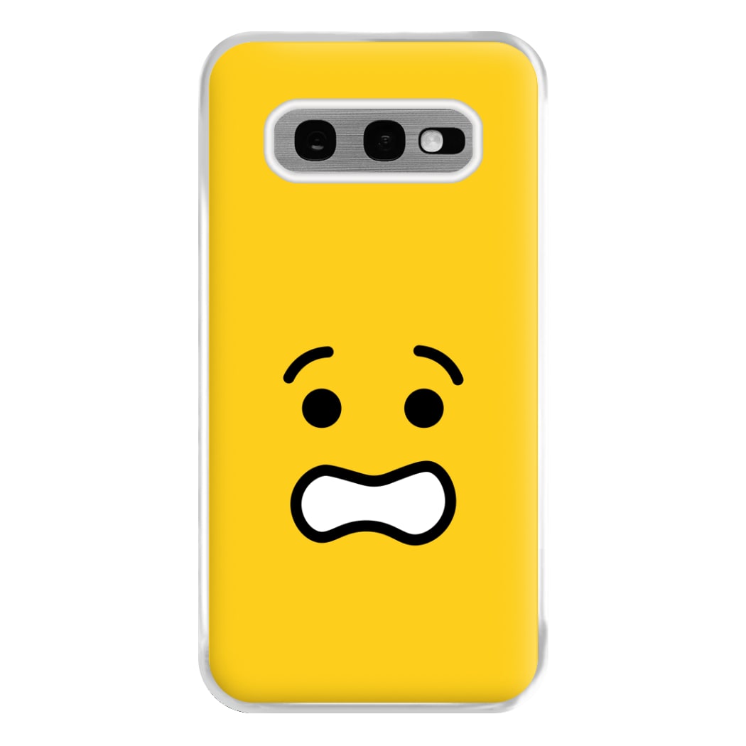 Brick Face Worried Phone Case for Galaxy S10e