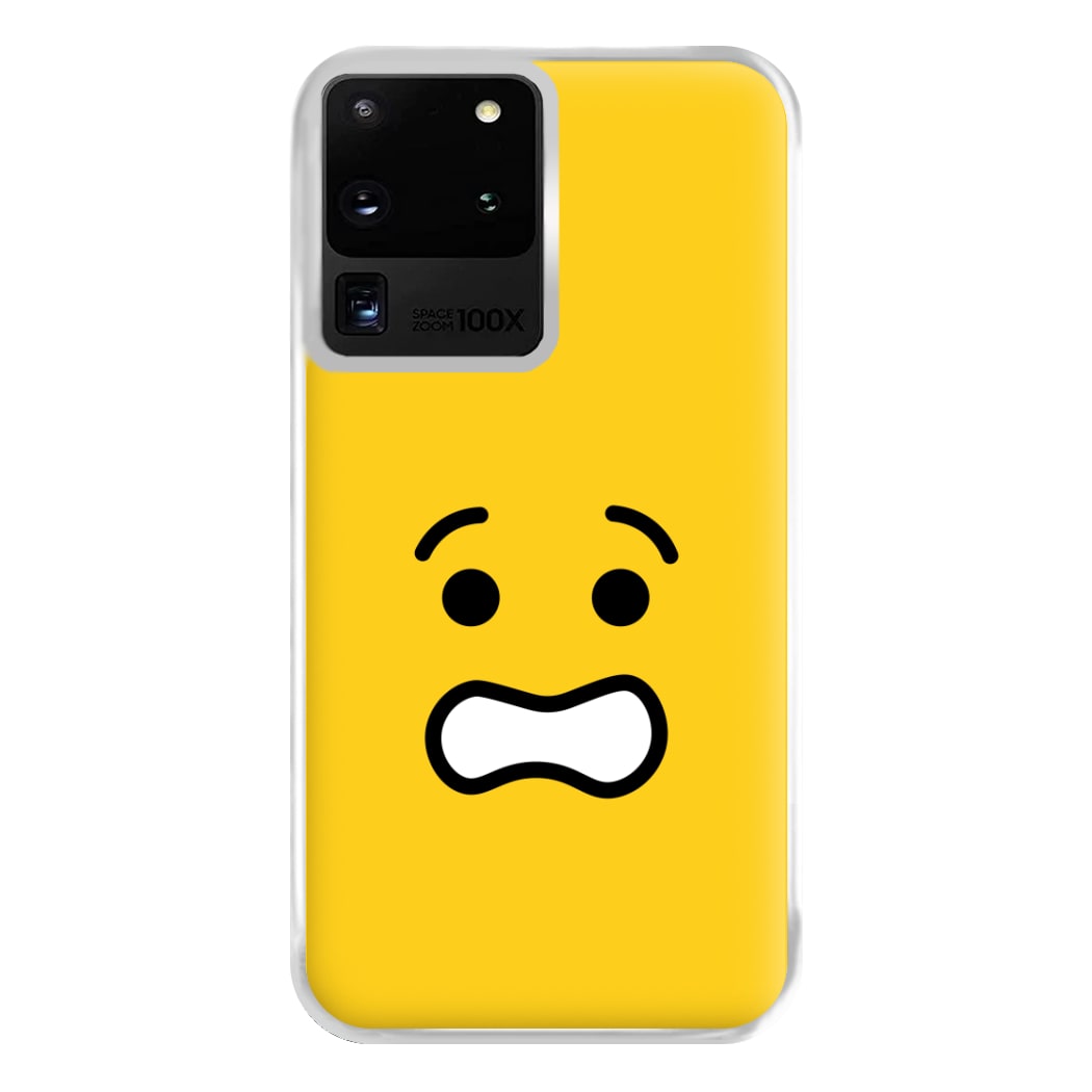 Brick Face Worried Phone Case for Galaxy S20 Ultra