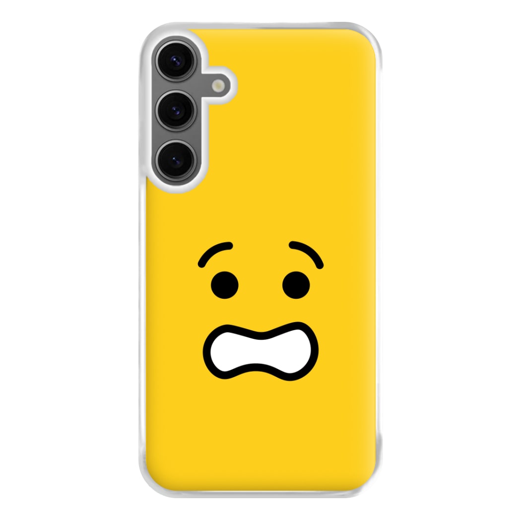 Brick Face Worried Phone Case for Galaxy S24FE