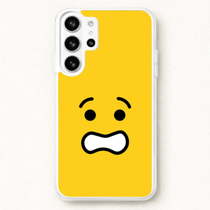 Brick Face Worried Phone Case for Galaxy S26 Ultra