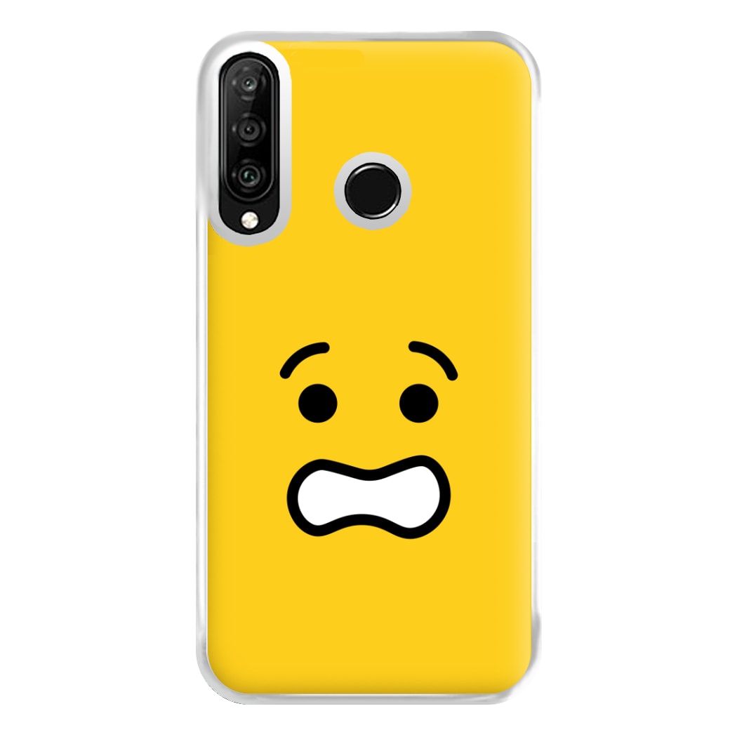 Brick Face Worried Phone Case for Huawei P30 Lite