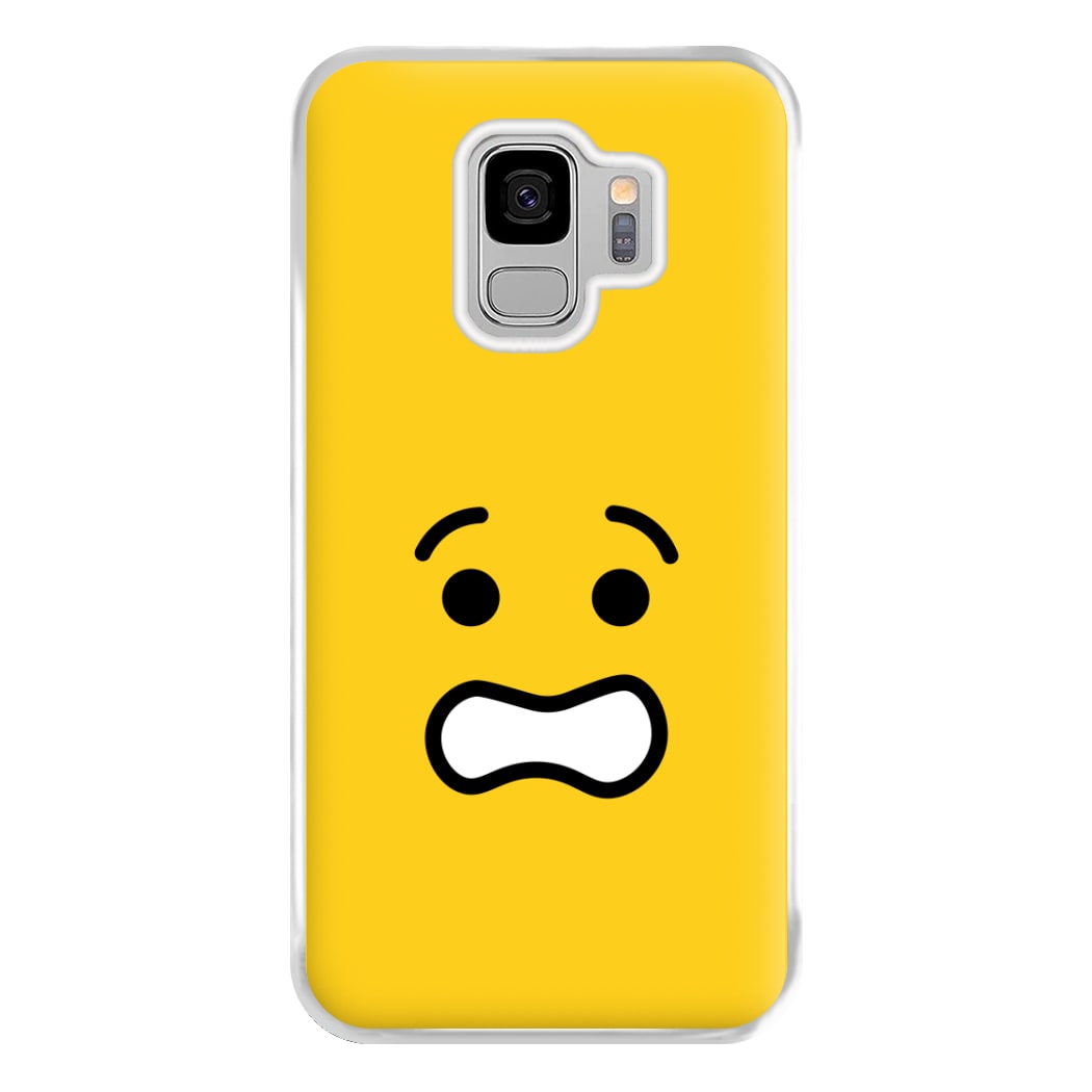 Brick Face Worried Phone Case for Galaxy S9 Plus
