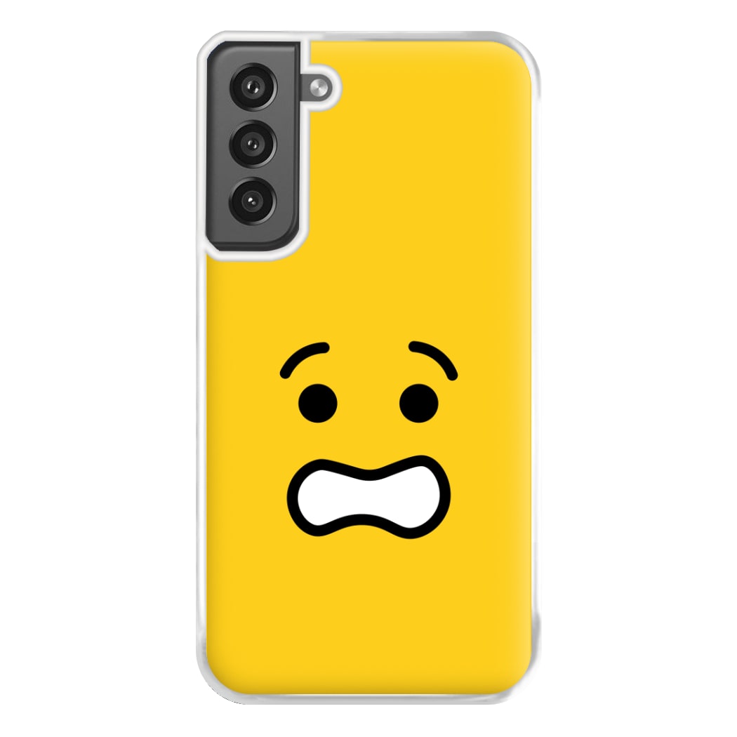 Brick Face Worried Phone Case for Galaxy S21FE