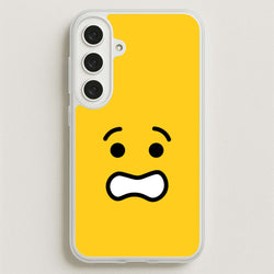 Brick Face Worried Phone Case for Galaxy S25FE