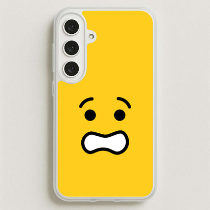 Brick Face Worried Phone Case for Galaxy S25FE